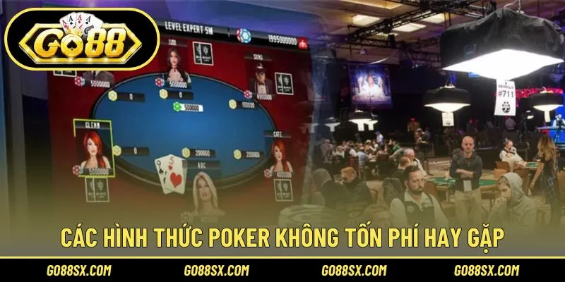 Bật mí các hình thức Poker free nổi bật