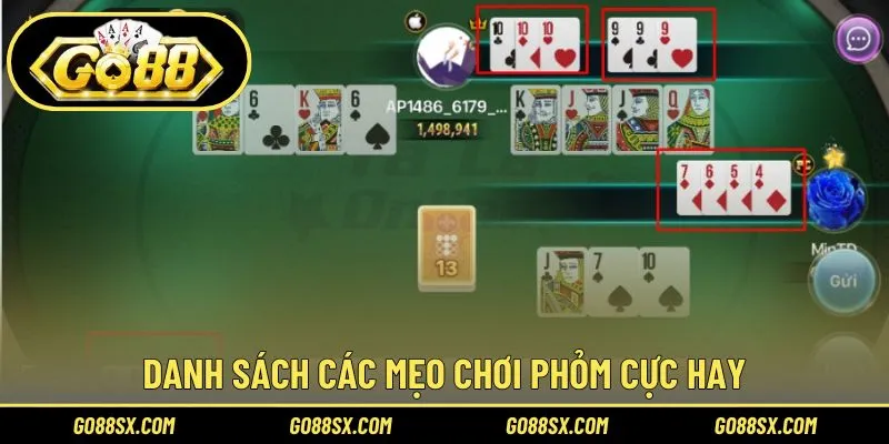 Bật mí 3 mẹo chơi Phỏm từ cao thủ